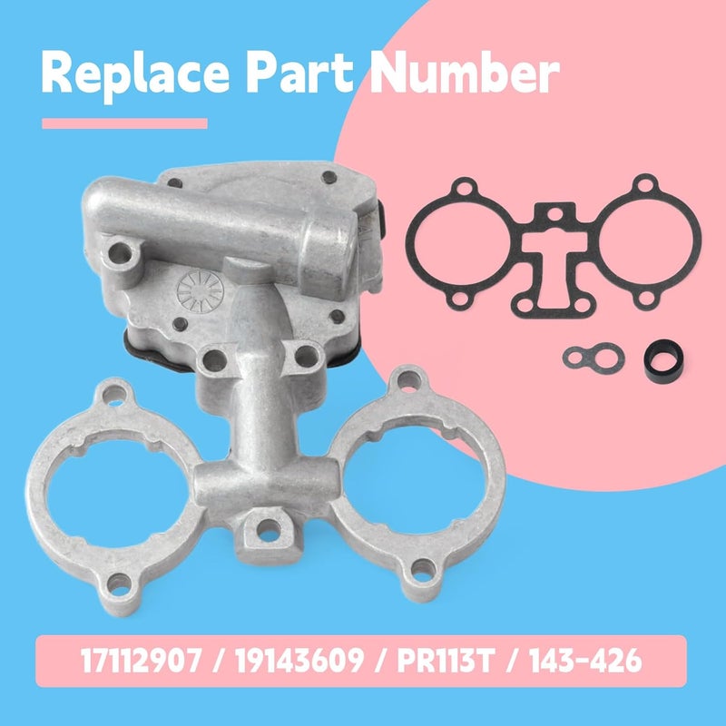 GLOXTED 17112907 Fuel Injection Pressure Regulator Kit Replacement for Chevrolet Blazer Express Caprice Tahoe Lumina for GMC C1500 C2500 C3500 1992 1993 1994 1995 1996, Replace 19143609 PR113T - Image 2